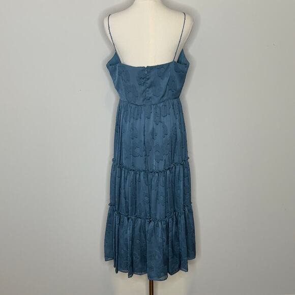 Sachin & Babi Chambray Blue Dalia Floral Dress Size 8 - Picture 10 of 16